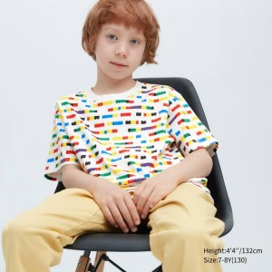 Camiseta Uniqlo Lego® City Ut Estampadas Niños Blancas | 06928-DOAM